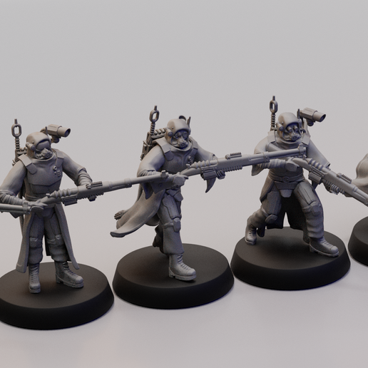 Dieseltroopers, 28mm, presupported