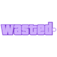 Wasted2.stl Gta Wasted Schlüsselanhänger