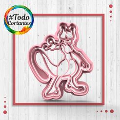 2765-mEW-2.40.jpg Fichier STL Pokemon mewtwo cutter・Modèle pour imprimante 3D à télécharger