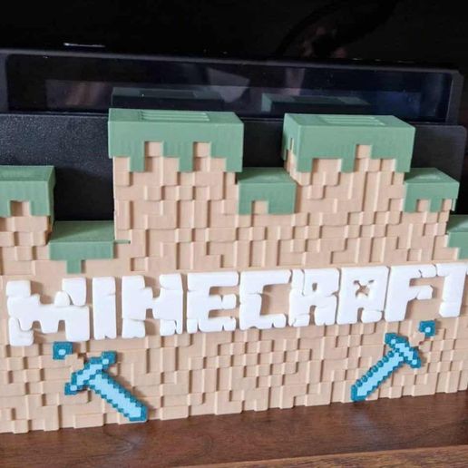 Minecraft Nintendo Switch Dock - 3D model önizlemesi