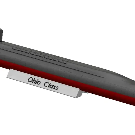 🚁 Ohio Class Submarine 1:170・ STL File for 3D printing・Cults