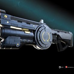 01-Roman-infantry-blaster.jpg Файл 3D Бластер для римской пехоты・Идея 3D-печати для скачивания