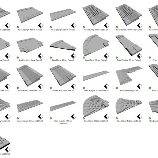 Road-N-Files.jpg Cobbled Streets - Includes Plain - Configurable - Scalable