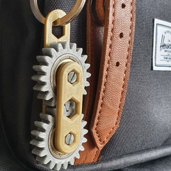 Schermata 2020-01-19 alle 13.38.15.png STL file Fidget toy keychain・3D printer model to download