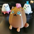 pict22.jpg 3D-Datei So Kawaii Katze super niedlich und lustig [Sparschwein, Box, Topf, dekorative Figur]・3D-druckbares Design zum Herunterladen