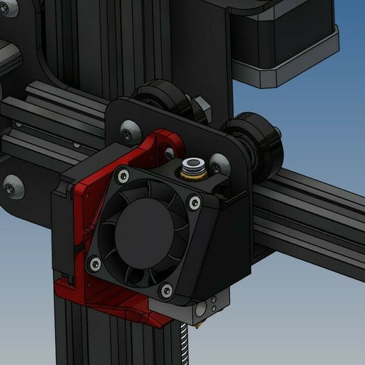 Ender 3 / 5 - Fan support version 10