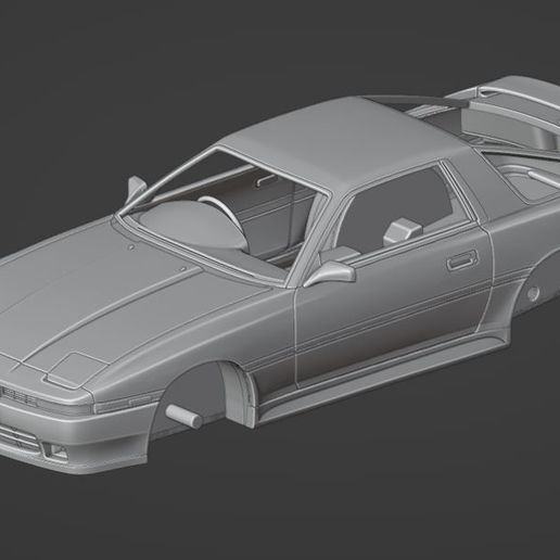 🚗 1987-1992 Toyota Supra (MK3 A70)・ 3D File for 3D printing・Cults