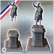 2.jpg Statue of Emperor Napoleon I Bonaparte on horseback (Cherbourg, France) - Napoleonic era Wars Historical Eagles France 1st 32mm 28mm 20mm 15mm