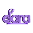 Dara stand.stl K-pop, P-pop, C-pop, Thai, Logos Collection 1 Logo Decor Display Ornament