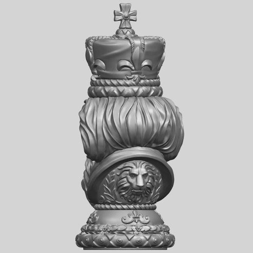 06_TDA0254_Chess-The_KingA06.png Download free file Chess-The King • Design to 3D print, GeorgesNikkei