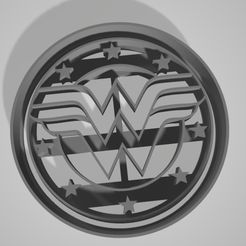 Screenshot_21.jpg Download STL file Wonder Woman logo Wonder Woman cookie cutter cookie cutter • 3D printer design, SanFernando3D