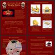 Instructions.jpg Halloween Talking Skull Disneyland's Pirates of the Caribbean Ride
