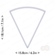 1-7_of_pie~6.75in-cm-inch-top.png Slice (1∕7) of Pie Cookie Cutter 6.75in / 17.1cm