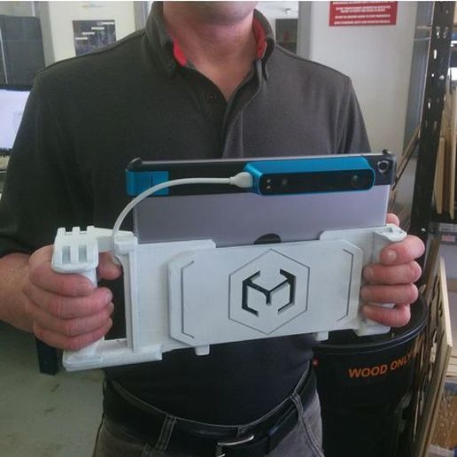 Download free STL file Structure Sensor Mount (12.9inch iPad) • 3D ...