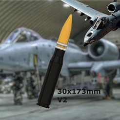 30x173thumbnail.png 30x173mm A-10 Bullet Container V2 1:1 Scale