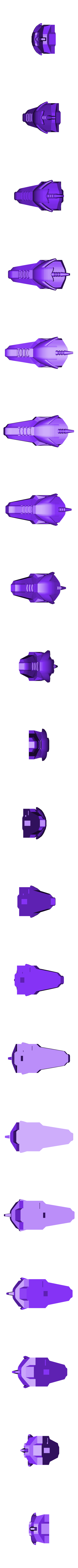 7_Leftleg8_Bottom3_Front1.stl パワーレンジャー サンダー・メガゾード