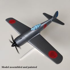 Einfacher Ki-84 Hayate Modell-Bausatz