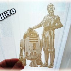 photostudio_1493401563093.jpg Free STL file Lithophane R2D2 AND C3PO・3D printable object to download, 3dlito