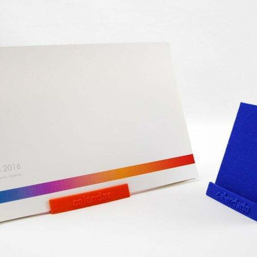 Desk Calendar Holder - 3D model önizlemesi