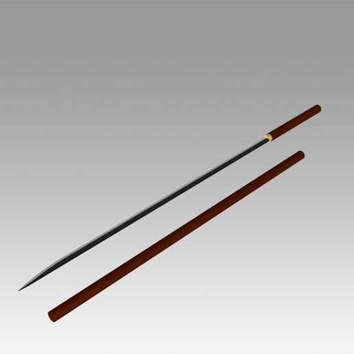 6.jpg OBJ-Datei Ein Stück Fujitora Issho Schwert Schwert Scheiden Cosplay Waffe Prop herunterladen • 3D-druckbare Vorlage, Dufe