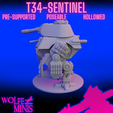 T34-Sentinel-3.png T-34 Sentinel Walker - Imperial Army Red Rifles (FREE)