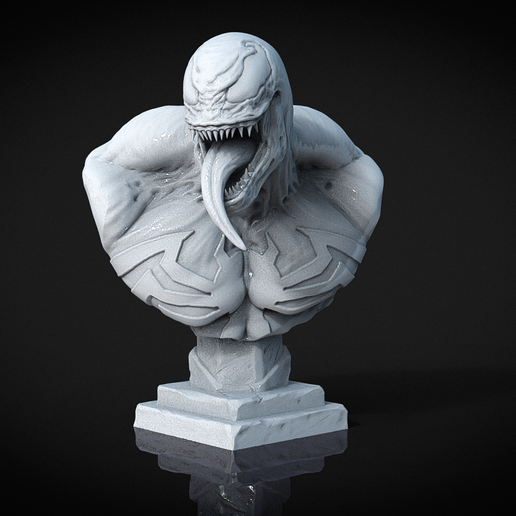 Venom Bust 3D model