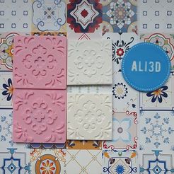 02M.jpg STL-Datei Mosaik-Stempel 02 - Mosaik-Stempel 02・3D-Drucker-Vorlage zum herunterladen