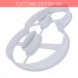 Number_Eight~8in-cookiecutter-only2.png Number Eight Cookie Cutter 8in / 20.3cm