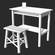 table-with-chair09.jpg Table with chair 3d models