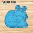 CONEJITO-CON-HUEVO.png Easter bunny cutter for cookies and dough - Easter Day - Cookies