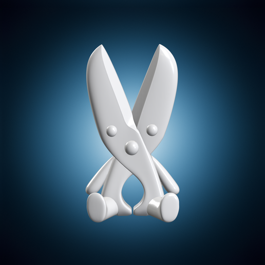 Scissors Character Decorative Figurine