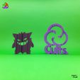 20230328_200622.jpg Fichier STL Retournement de texte - Gengar・Modèle à télécharger et à imprimer en 3D