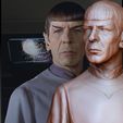 Spock_0005_Слой 17.jpg Mr. Spock from Star Trek Leonard Nimoy bust