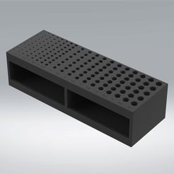 Untitled-5.jpg STL file Drill bit holder・3D printing template to download