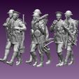90890.jpg British soldiers ww1 3D print model