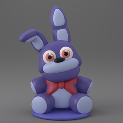 Beatrix-Front-Cover.png STL file Bonnie the Bunny Plushie | Five Nights At Freddy's・3D printable model to download