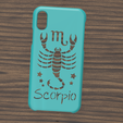 Case iphone X y XS Scorpio4.png Case Iphone X/XS scorpio sign