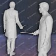 3.jpg Draco Malfoy Harry Potter Action Figures Custom 3D print model