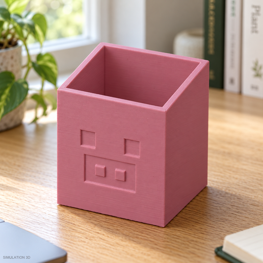 Pot crayons — Cochon