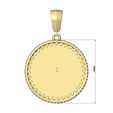 Memory-Notched-pattern-coin-pendant-06.jpg Blank notched pattern memory coin with bail 3D print model