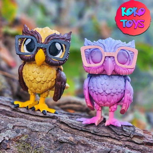 5.jpg CUTE FELXY OWL BIRD FEMALE AND MALE (TWO VERSION)