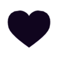 BEAU.stl beau heart shaped text flip