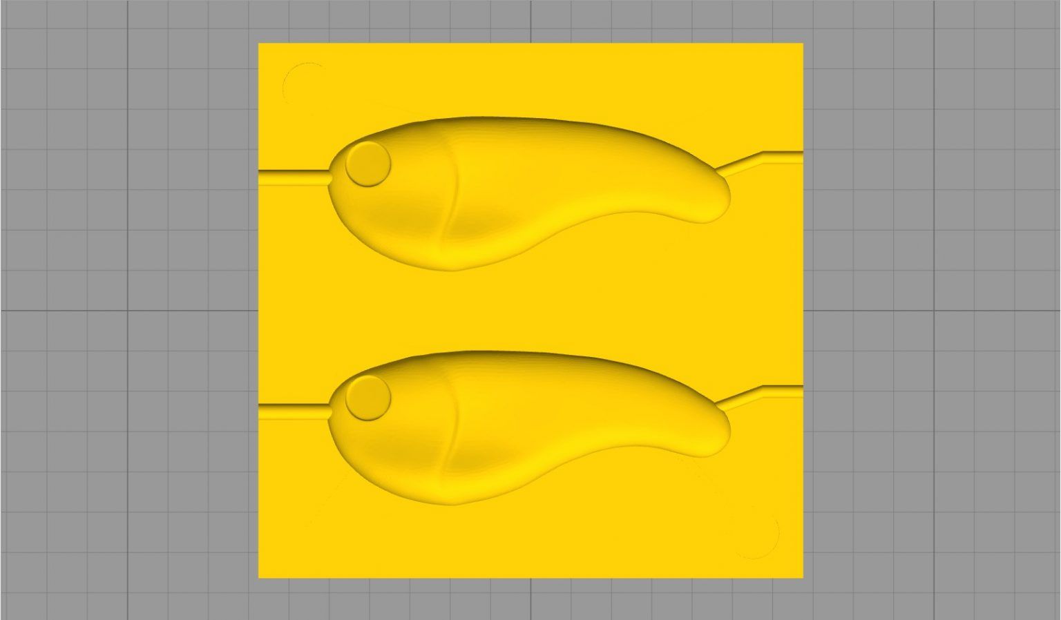 STL file Double fishing lure mold・3D printer model to download・Cults