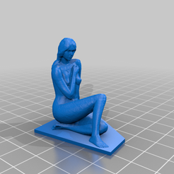 Nefryta_c4d_ebson.png Free 3D file Naga Panna・Design to download and 3D print