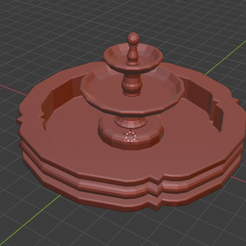 Iso.png Free STL file Wargame & Tabletop Terrain - Village Fountain・3D printable design to download