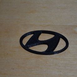 DSC_0035_display_large.jpg Archivo STL gratuito Logotipo de Hyundai・Objeto para descargar e imprimir en 3D, Yalahst