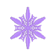 r40-rg3.stl Snowflake growth simulation in BlocksCAD