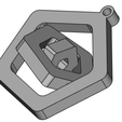 perspectiva-girat.png Pentagonal spinner key ring