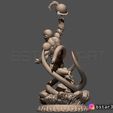 05.JPG Super Frieza fighting from Dragon Ball Z 3D print model