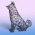 akita-1.jpg Akita Dog - Wire Art